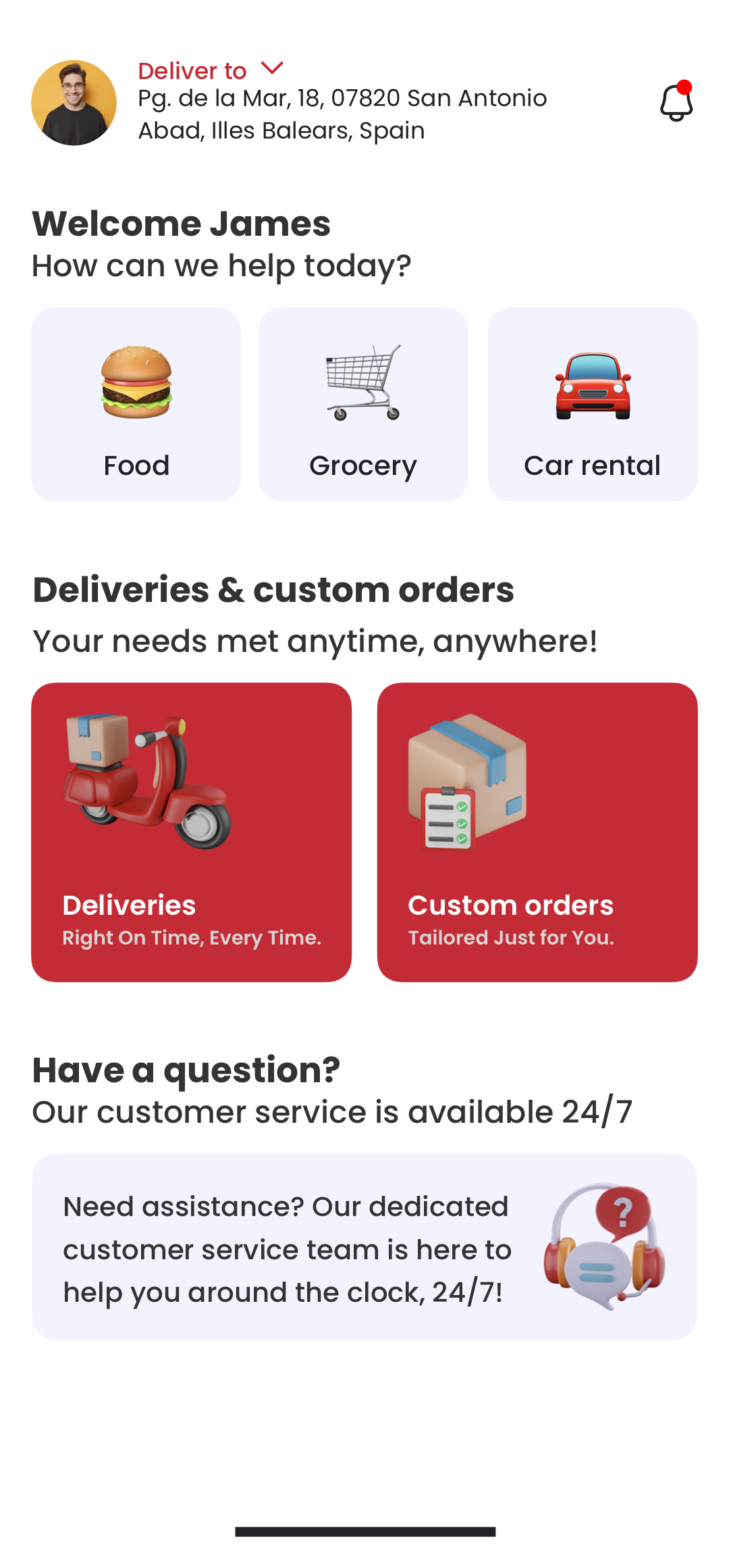 Version 1 of Delivery Buddies App